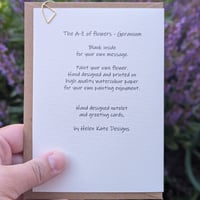 Image 3 of Paint your own greeting card - Geranium