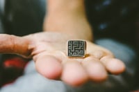 Stock Sale |  Silver Kufic Baraka Muhammad Ring