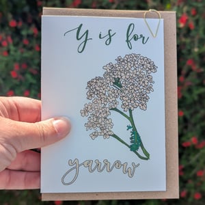 Image of Yarrow greeting card