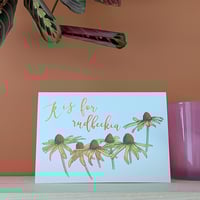 Image 1 of Rudbeckia greeting card