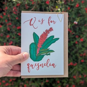 Image of Quesnelia greeting card
