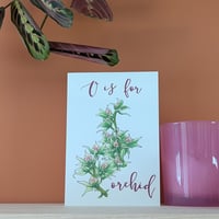 Image 1 of Orchid greeting card