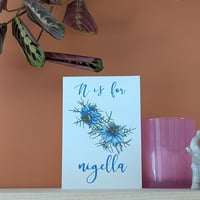 Image 1 of Nigella greeting card