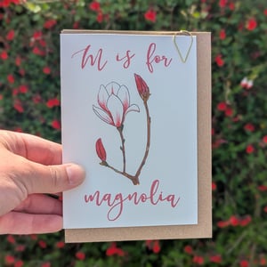 Image of Magnolia greeting card