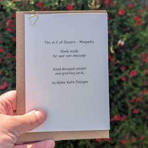 Image of Magnolia greeting card