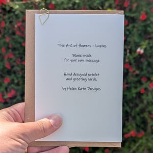 Image of Lupins greeting card