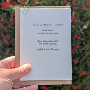 Image of Hellebore greeting card