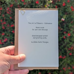 Image of Echinacea greeting card