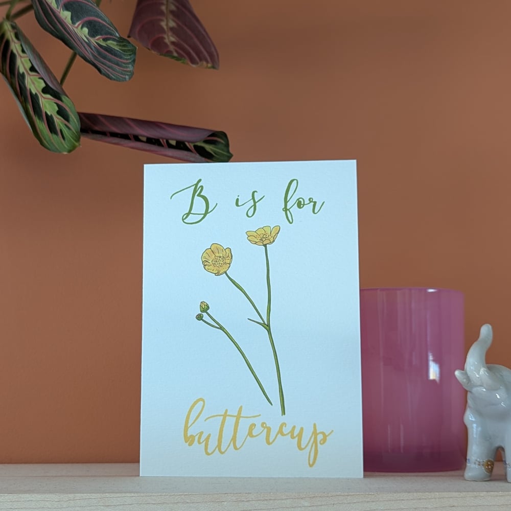 Image of Buttercup greeting card