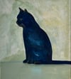Sitting cat 2 ~ Original painting