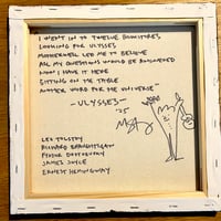 Image 2 of Authors Painting w/Ulysses Lyrics