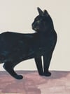 Standing cat ~ Original painting