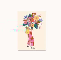 Carte Postale - Fleur bleu