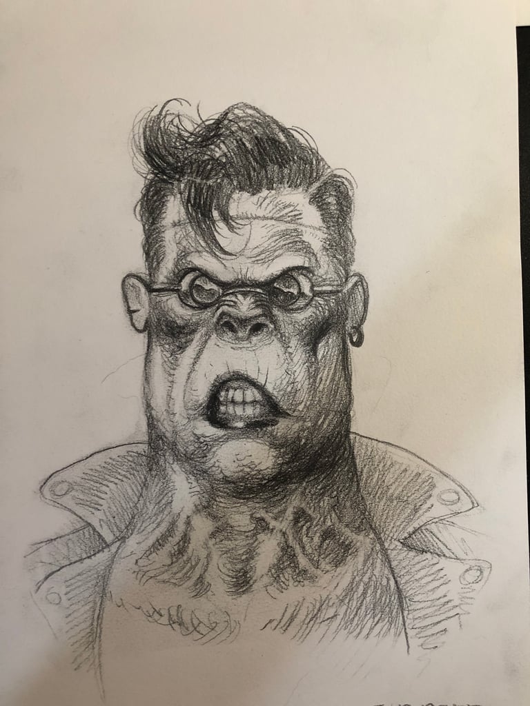 VISUAL AGGRESSION Zine + One Original Artwork Image 3