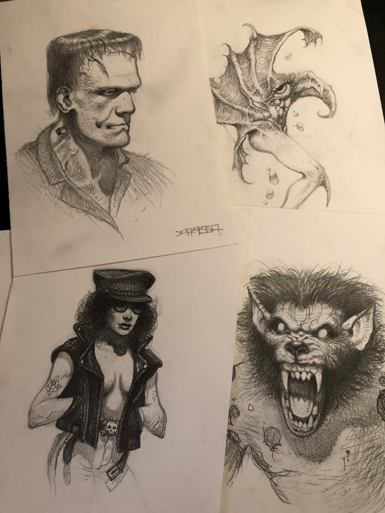 VISUAL AGGRESSION Zine + One Original Artwork Image 2