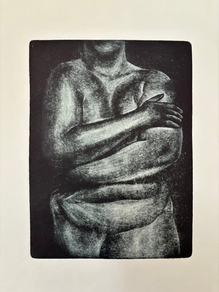 Image of Nic (mezzotint)