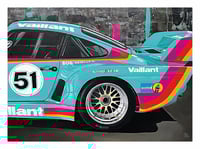 30x40 cm. Print Porsche 935 K2 Vaillant