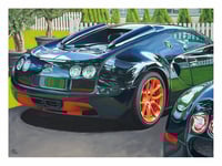 30x40 cm. Print Bugatti Vitesse Veyron