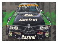 30x40 cm. Print BMW CSL