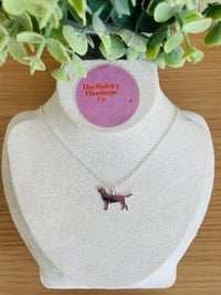 Sterling silver Labrador necklace