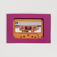 Image 1 of TDK D90 Cassette Tape - Orange