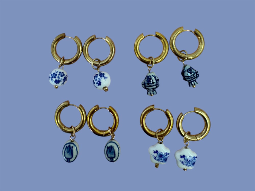 Image of Ceramic Earrings 