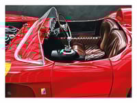 30x40 cm. Print Testarrosa Interior