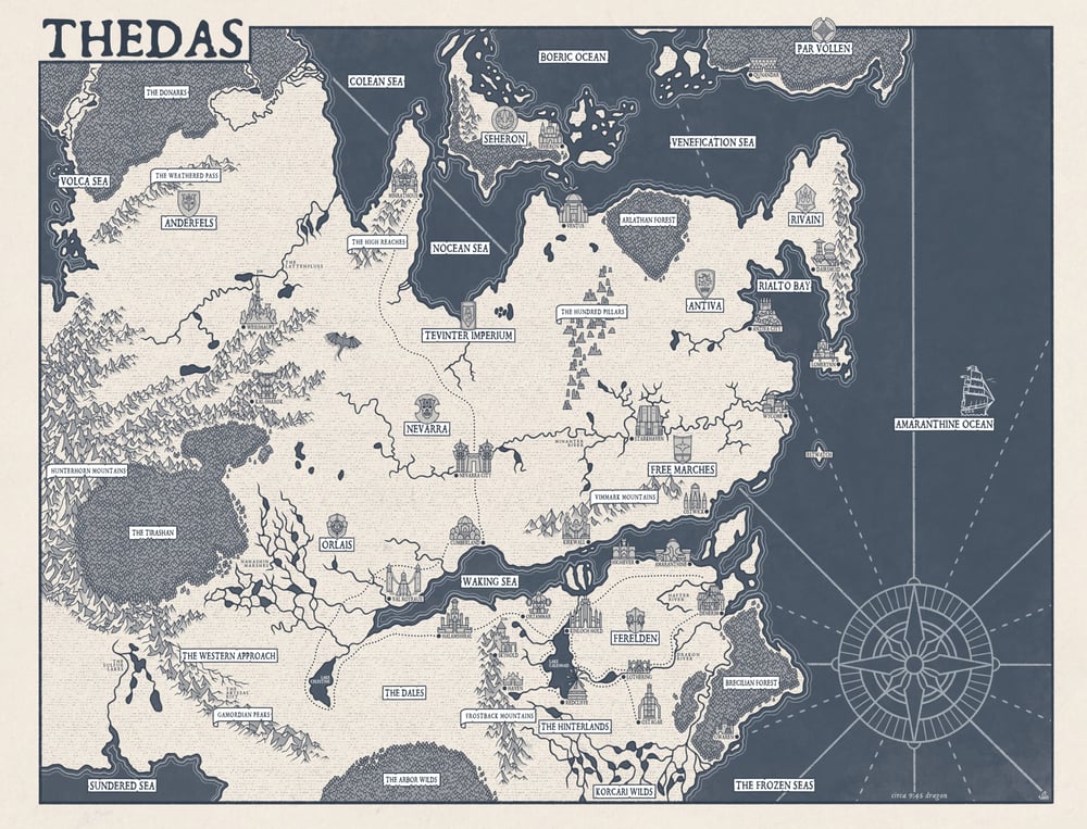 MAP OF THEDAS
