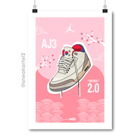 Image 2 of Sneaker Poster Air Jordan 3 “Seoul” 2.0 (2025)
