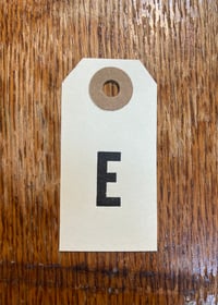 Image 2 of Shipping Tag Letters