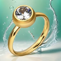 Image 7 of Gold Solitaire Rings