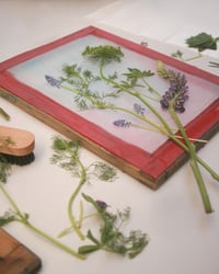 Image 1 of Screen Printing With Flowers