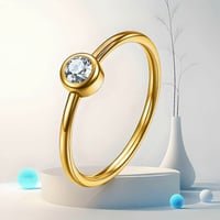 Image 3 of Gold Solitaire Rings