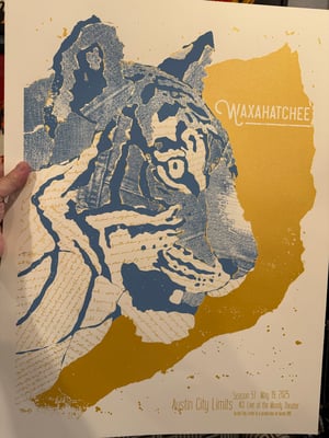 Image of Waxahatchee - official show poster for performance on Austin City Limits 2025