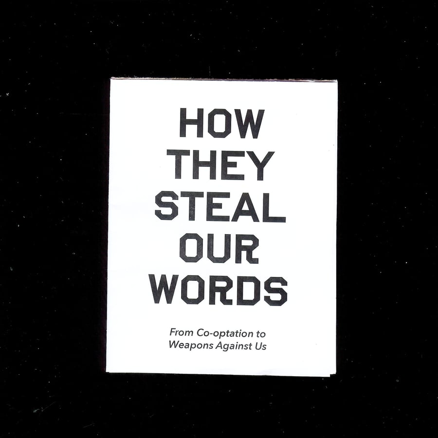 Image of How They Steal Our Words Zine