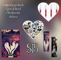 signed Blood of my Pen paperback bundle
