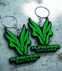 Image 1 of NEW: Hufschmid Glow-in-the-Dark Keyring (Set of 2)