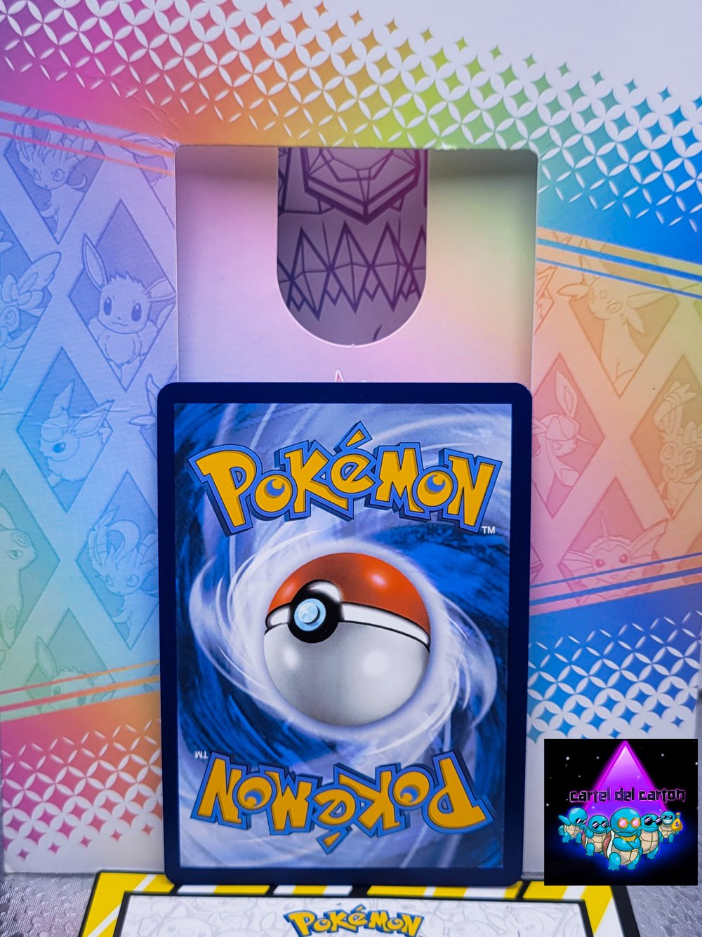 Image of Team Rocket's Mimikyu Prerelease Stamped Cosmo Holo Promo Destined Rivals NM