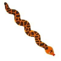 Image 1 of One eyed snake that wanted to be a giraffe