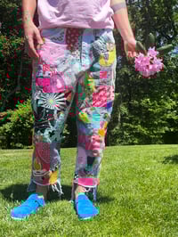 Image 4 of "Offline" patchwork jeans