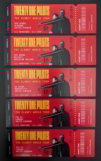 The Clancy World Tour Souvenir Show Ticket 