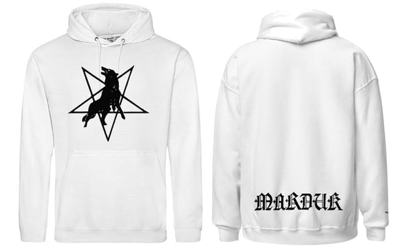Image of Marduk - Wolf Pentagram Hoodie