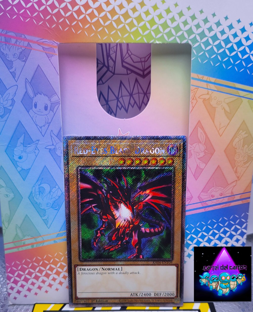 Image of Red Eyes B Dragon Platinum Secret Rare NM 1st edition