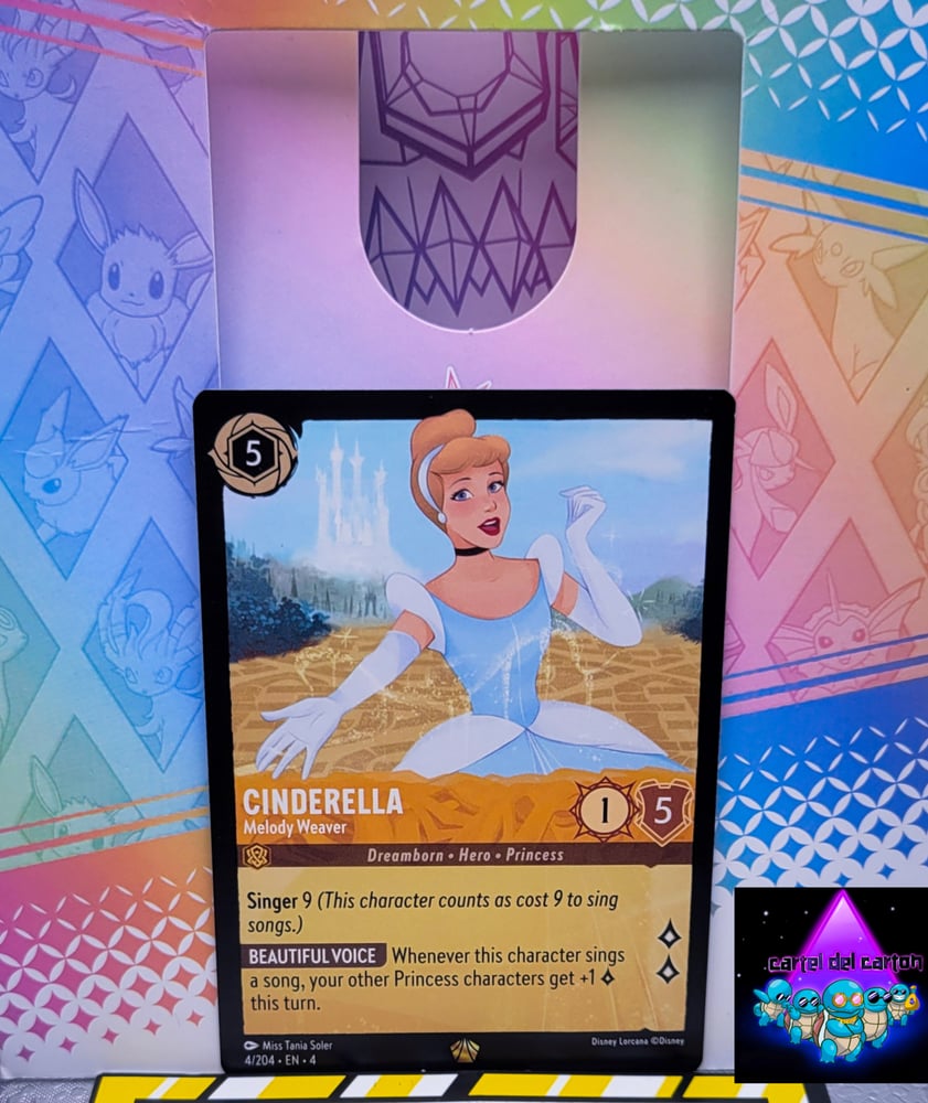 Image of Disney Lorcana Cinderella Melody Weaver Legendary NM 