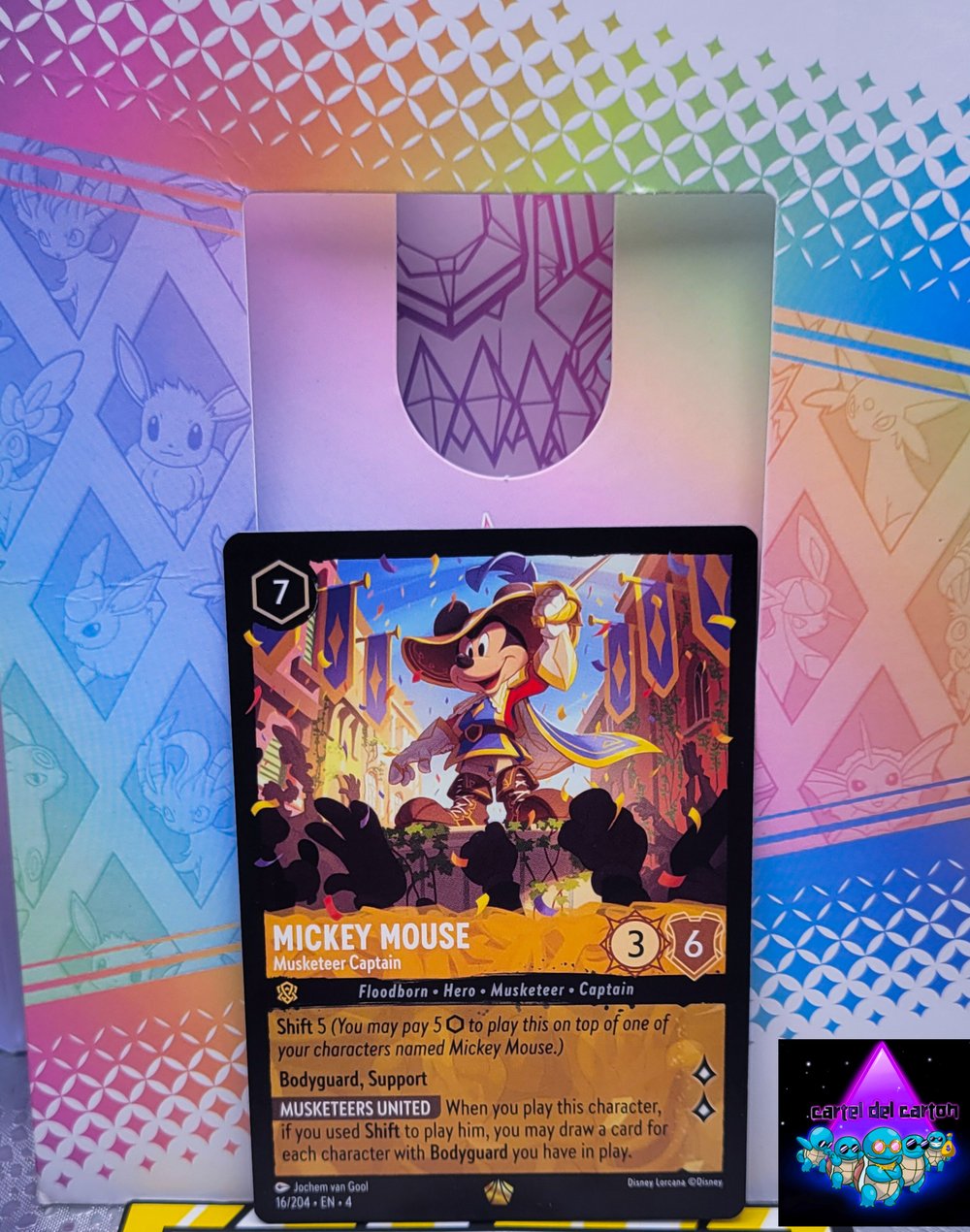 Image of Disney Lorcana Mickey Mouse Musketeer Champion Legendary NM