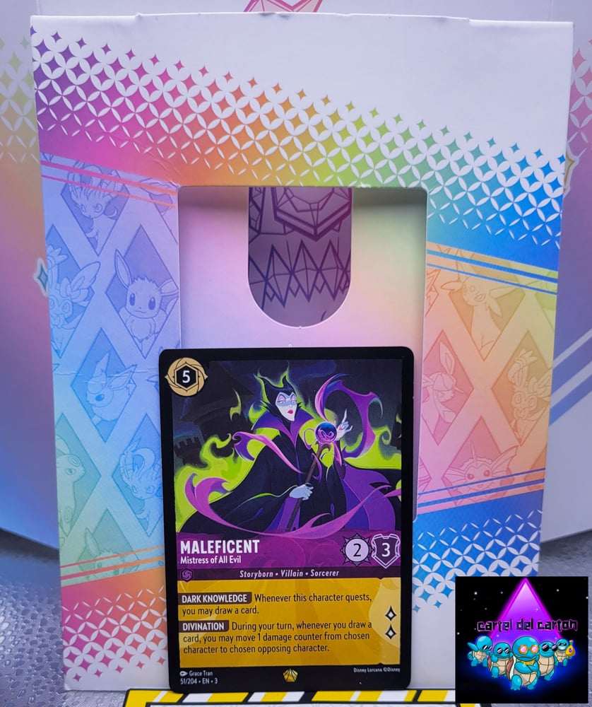 Image of Disney Lorcana Maleficent Mistress Of All Evil Legendary NM 