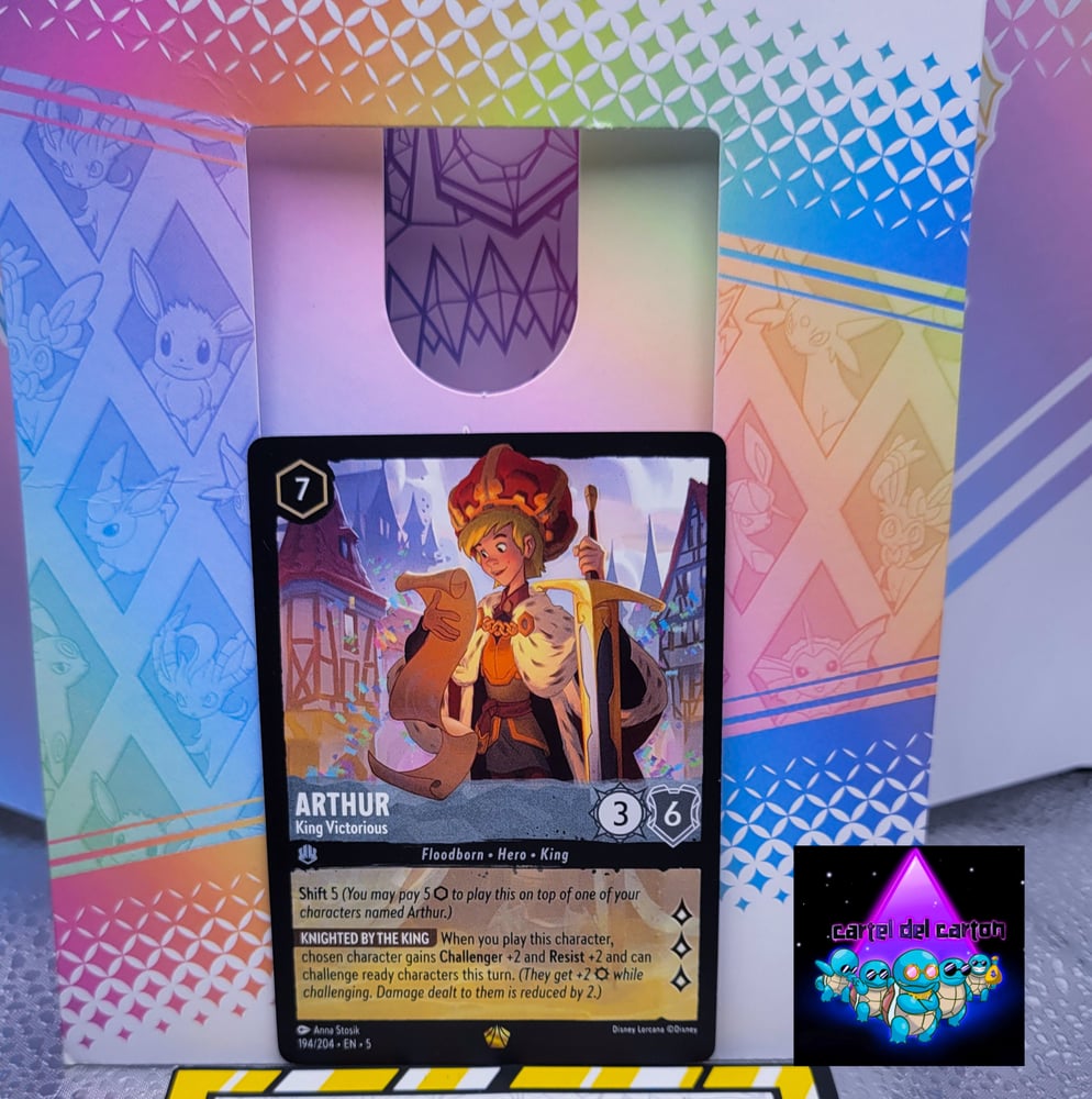 Image of Disney Lorcana Arthur King Victorious Legendary NM