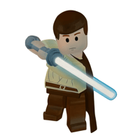 Lego Obi-Wan Kenobi Painting