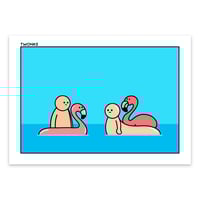 Image of Flamingo - A4 - signed