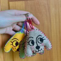 Image 3 of Felt Puppy Keychains